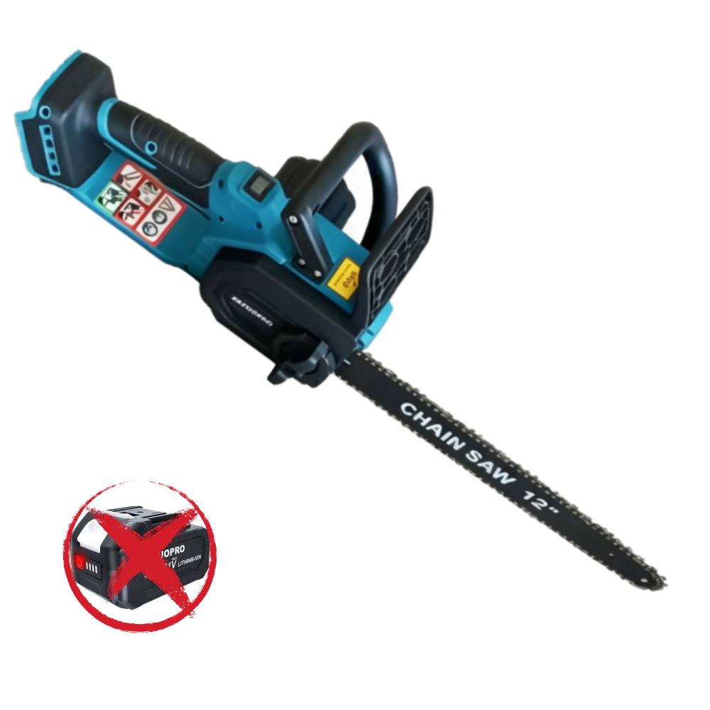 Cordless Chainsaw 12 Inch Battery - 12-дюймовая аккумуляторная электропила с бесщеточным двигателем,