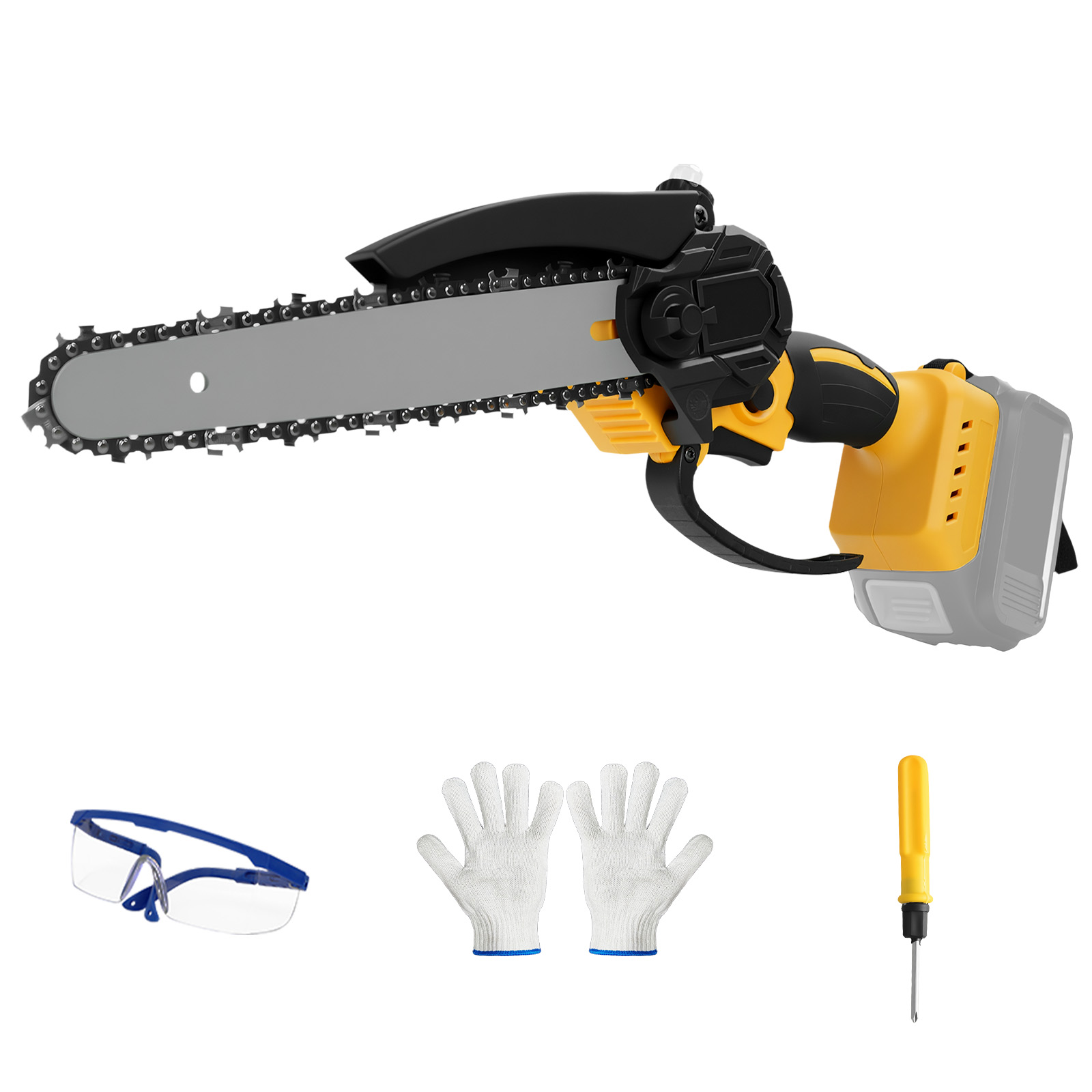 Brushless Chainsaw 8 Inch 20V - Беспроводная цепная пила с бесщеточным двигателем,