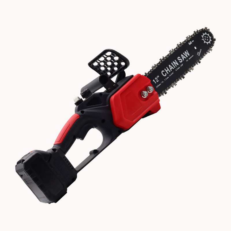 Cordless Chainsaw 12 Inch Battery - 12-дюймовая мощная беспроводная электрическая бензопила с
