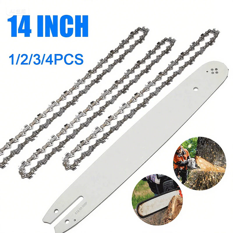 Chainsaw Chain 3/8 Pitch - 14-дюймовый стержень бензопилы и шаг цепи,