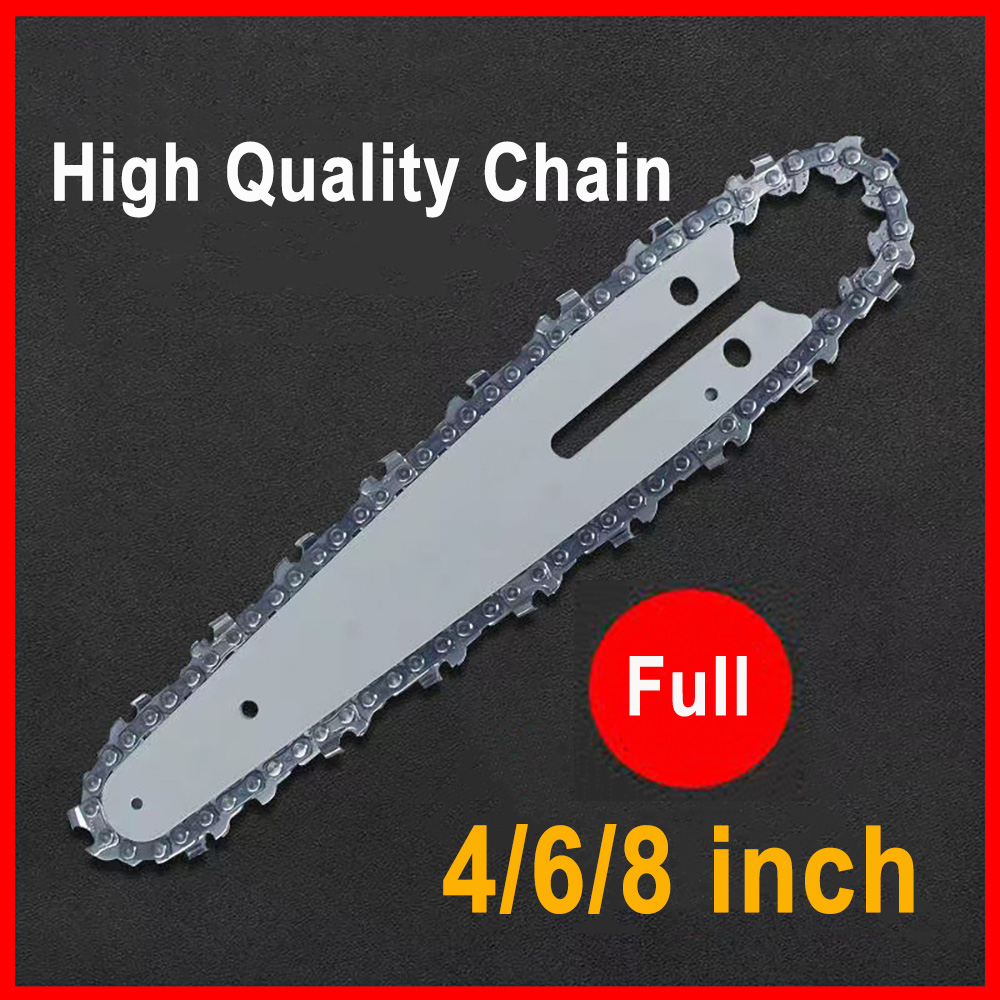 Mini Chainsaw 6 Inch Cordless - 4/6/8/10 дюймов 1/4 направляющая цепи бензопилы