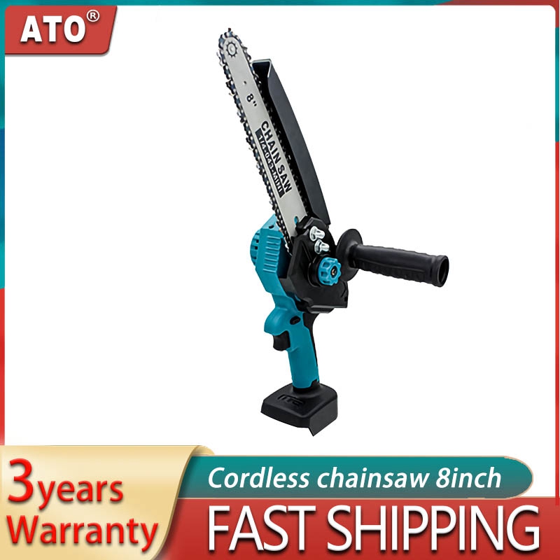 Brushless Chainsaw 8 Inch 20V - Портативная Электрическая цепная пила ATO, литиевая