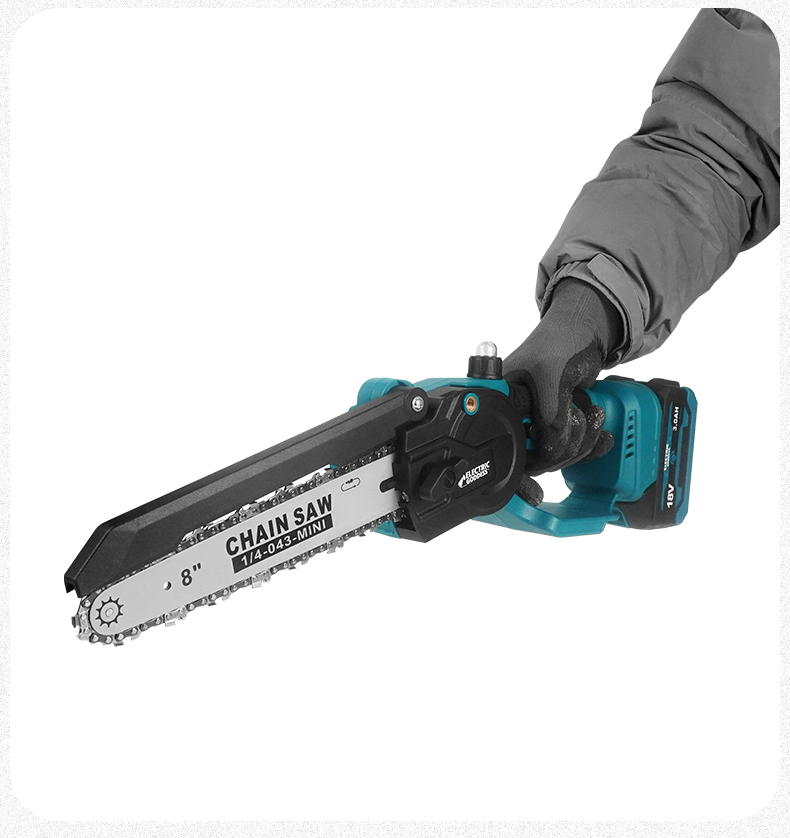 Brushless Chainsaw 8 Inch 20V - 20 В аккумулятор 8-дюймовый беспроводной ручной