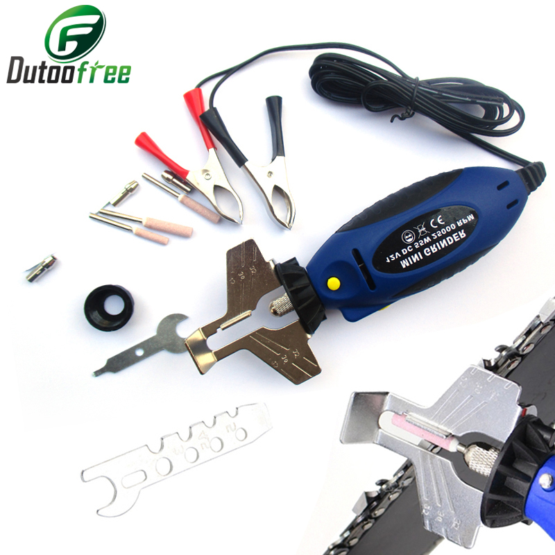 Chainsaw Sharpener Electric - 1 комплект, 12 В, складная точилка