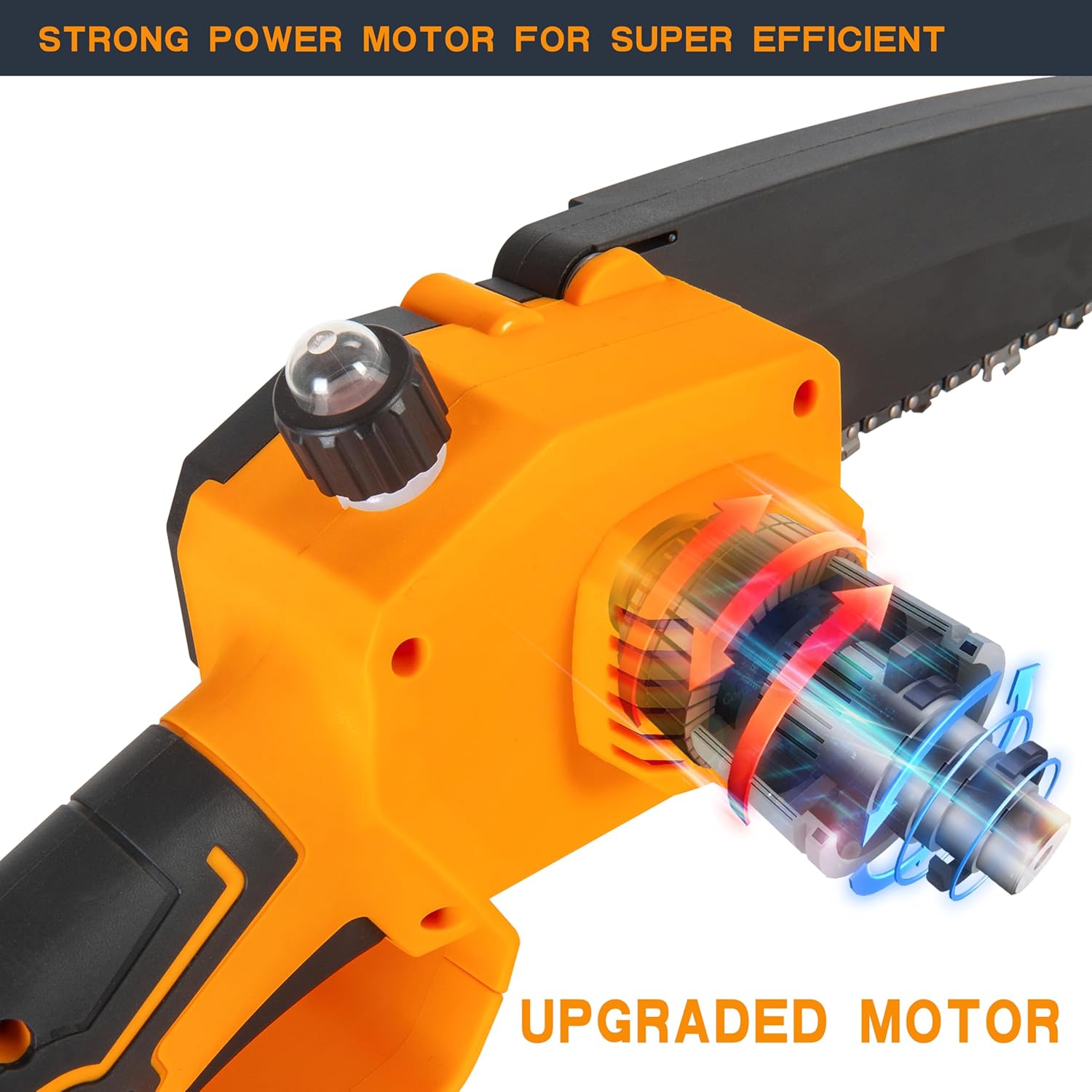 Мини-цепная пила, 8-дюймовая а – обзор и цена Brushless Chainsaw 8 Inch 20V