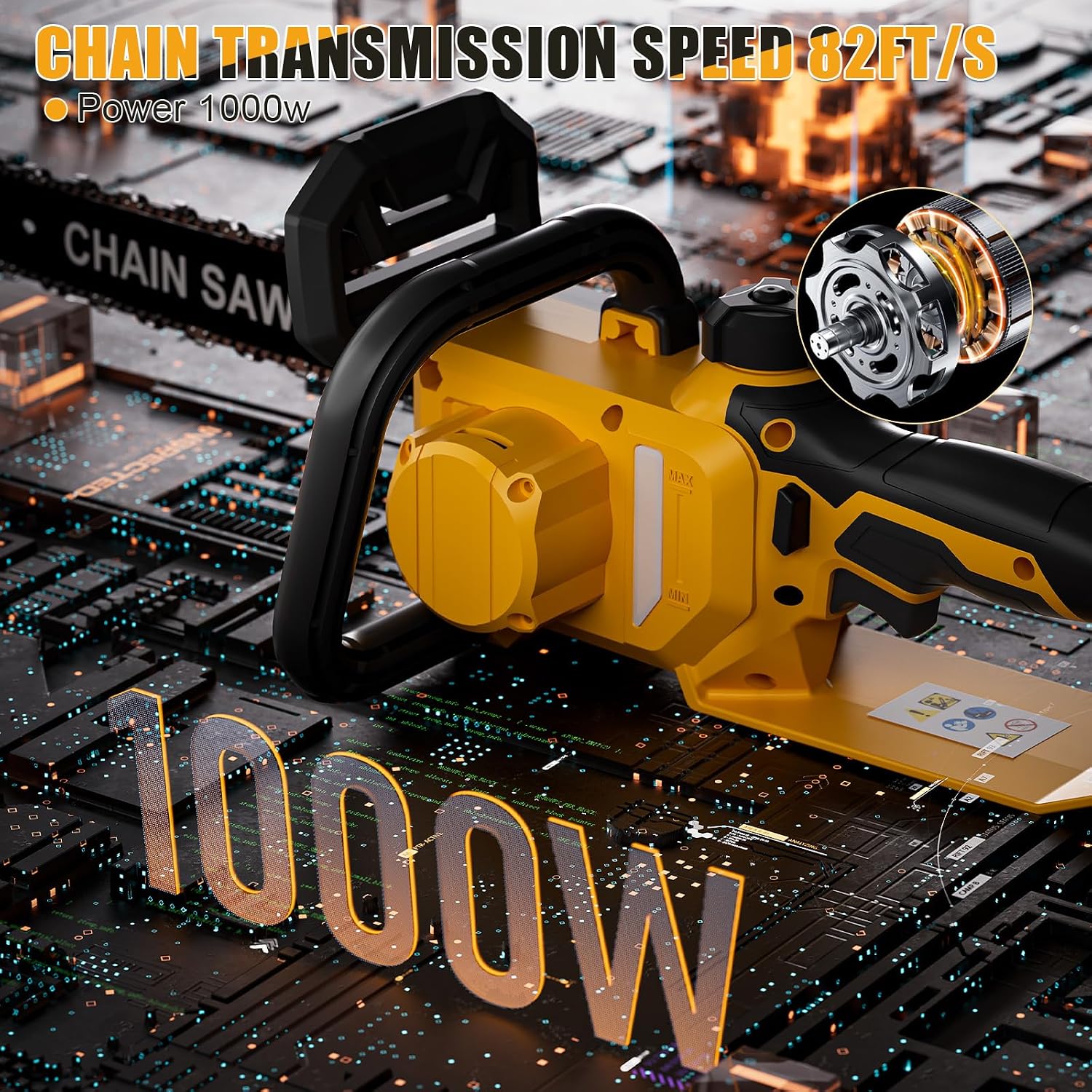 Беспроводная цепная пила 3-в-1 – обзор и цена Brushless Chainsaw 8 Inch 20V