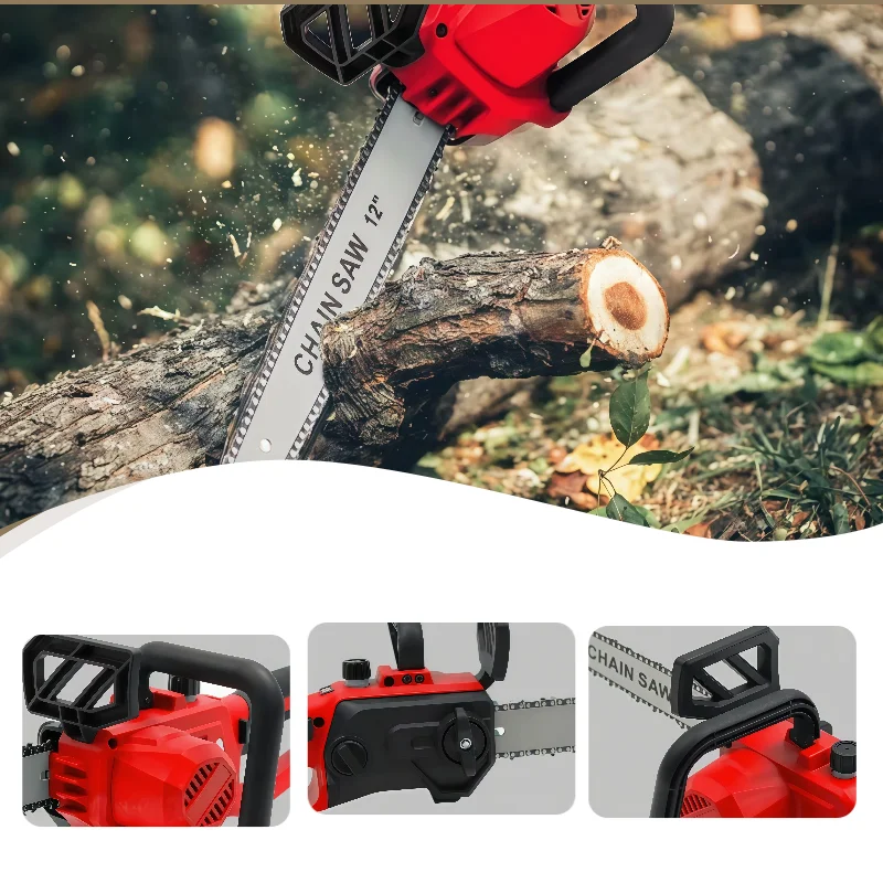Аккумуляторная цепная пила Mil – обзор и цена Cordless Chainsaw 12 Inch Battery