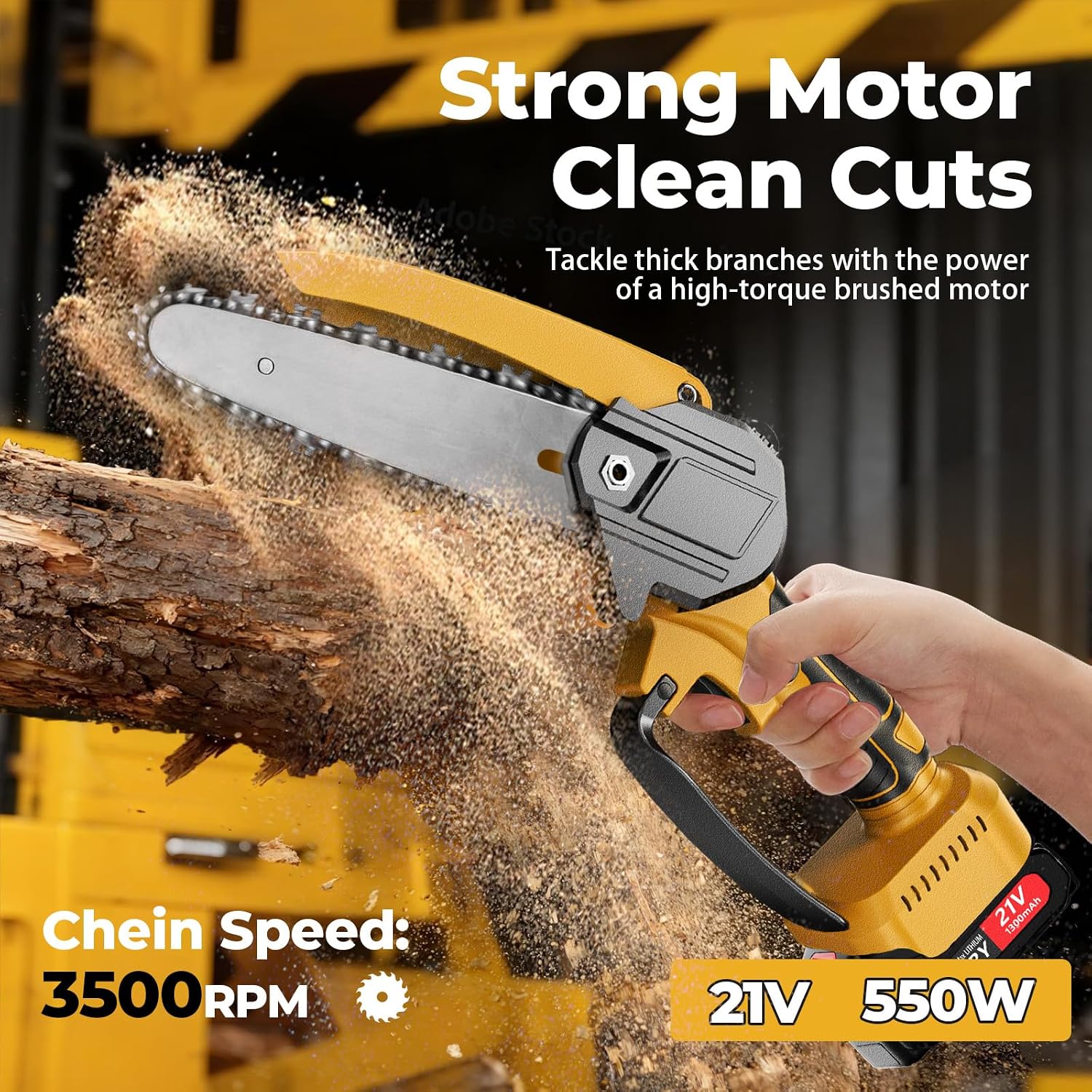 Аккумуляторная мини-цепная пил – обзор и цена Mini Chainsaw 6 Inch Cordless