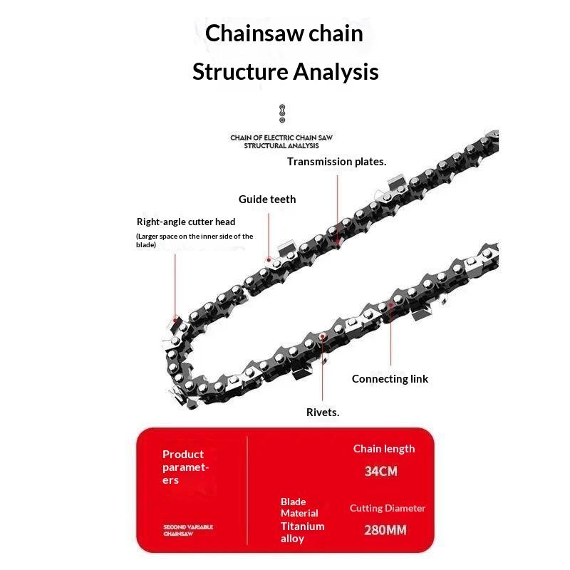 16-дюймовая направляющая шина  – обзор и цена Chainsaw Chain 3/8 Pitch