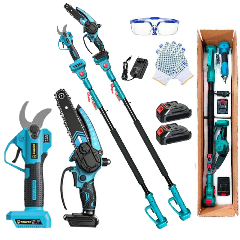 Беспроводная электрическая тел – обзор и цена Pole Saw Cordless Telescopic