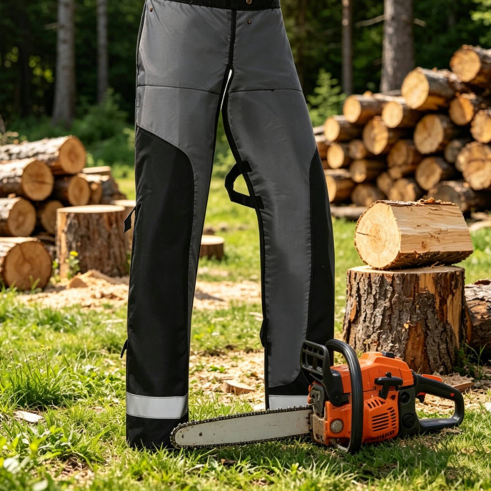 Защитные штаны для работы с бе – обзор и цена Chainsaw Safety Chaps