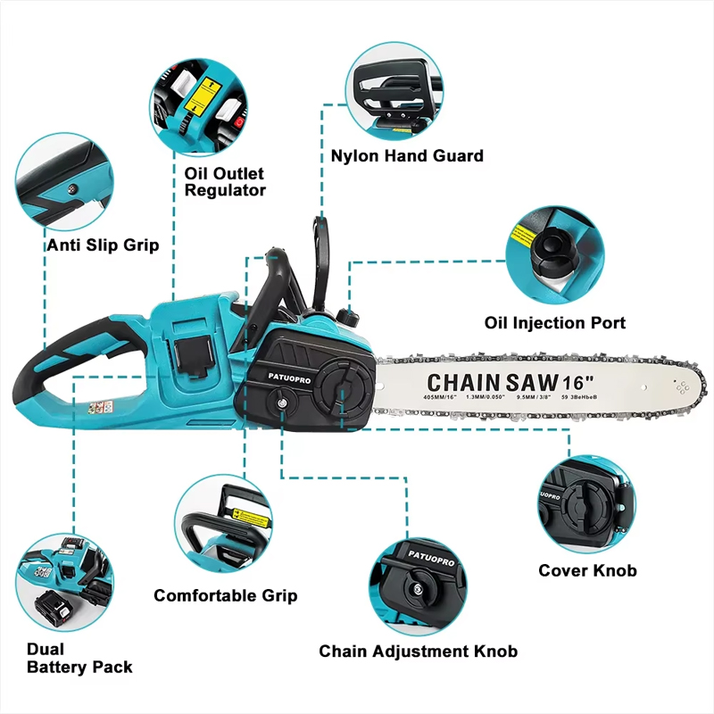 Бесщеточная 16-дюймовая аккуму – обзор и цена Cordless Chainsaw 12 Inch Battery