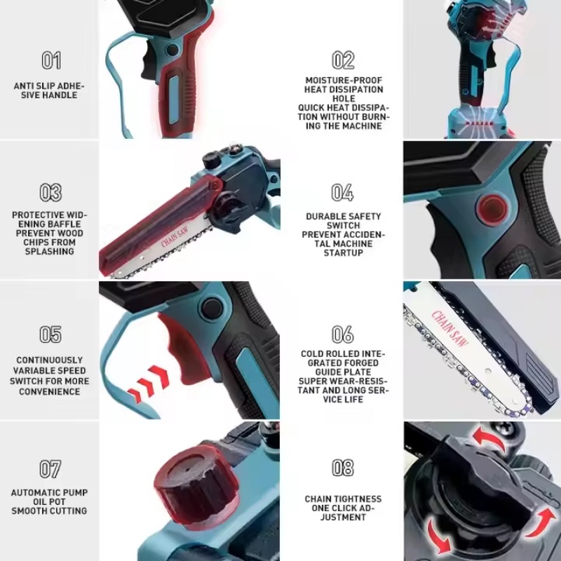 DTWA2-0058 Садовая аккумулятор – обзор и цена Pole Saw Cordless Telescopic