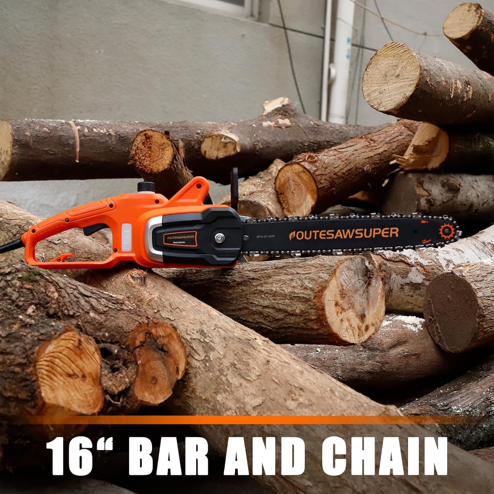 16-дюймовая электрическая цепн – обзор и цена Electric Chainsaw 16 Inch Corded
