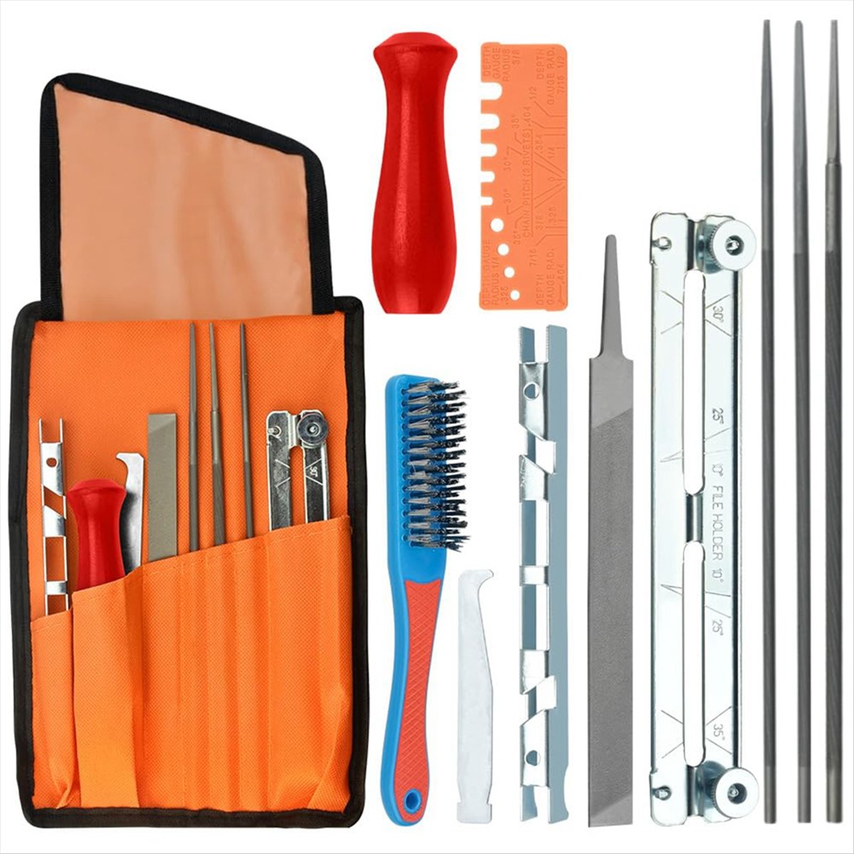 Набор напильников для заточки  – обзор и цена Chainsaw File Kit Round