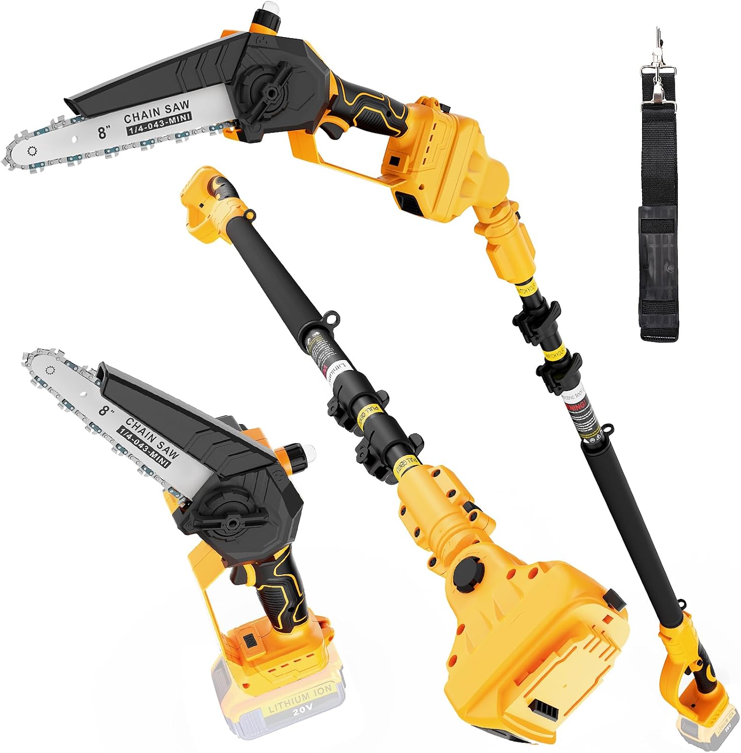 Аккумуляторная телескопическая – обзор и цена Brushless Chainsaw 8 Inch 20V