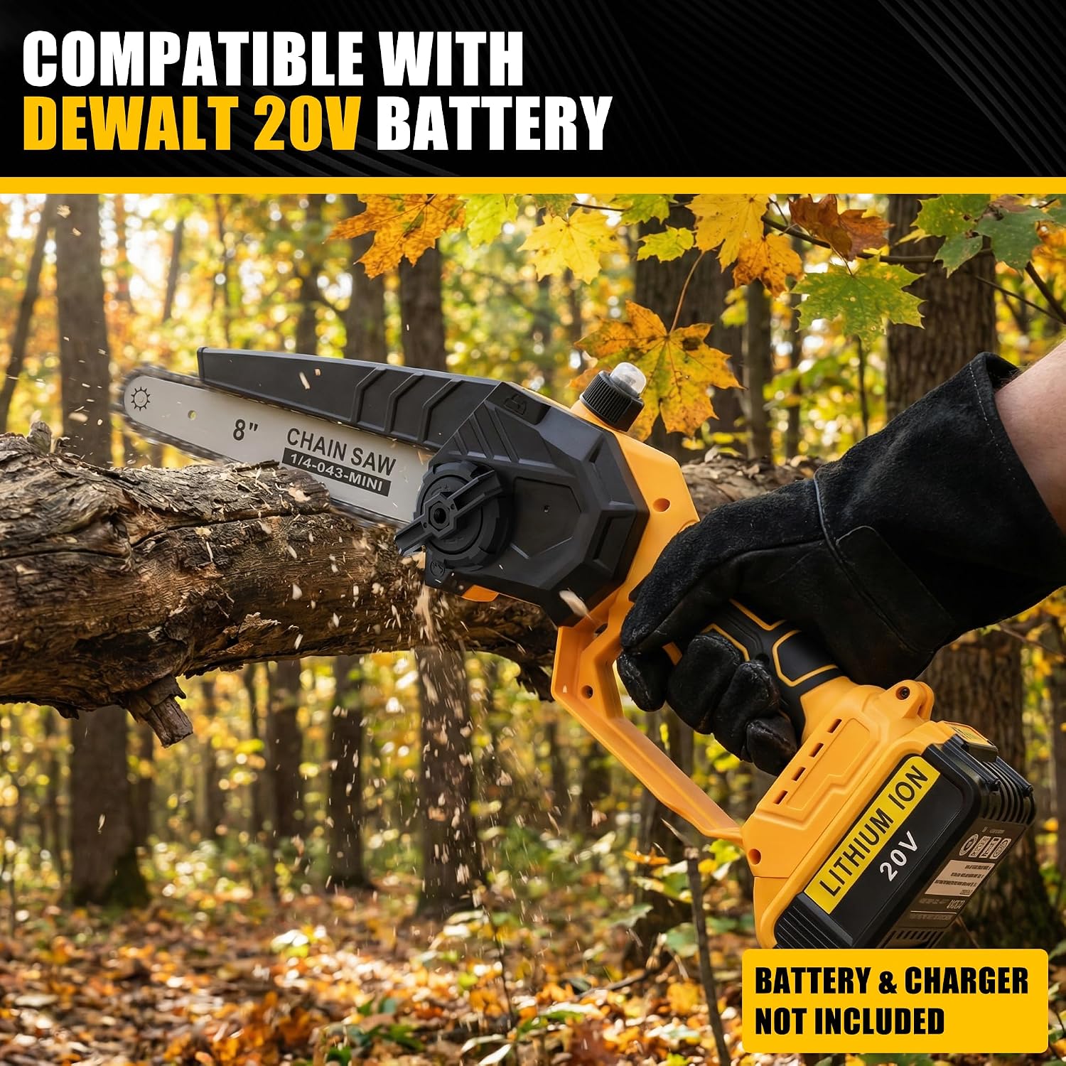 Аккумуляторная телескопическая – обзор и цена Brushless Chainsaw 8 Inch 20V
