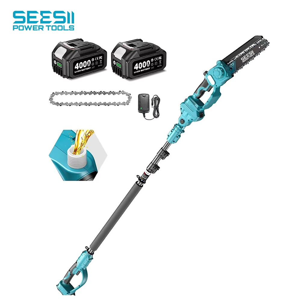 SEESII 8'' Polesaw – бесщеточн – обзор и цена Pole Saw Cordless Telescopic