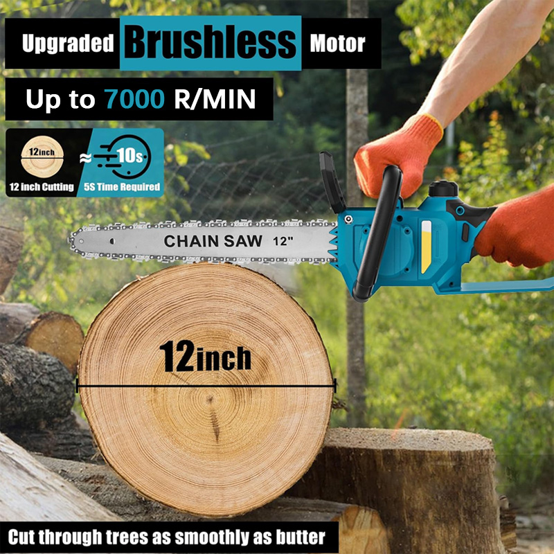 12-дюймовая аккумуляторная син – обзор и цена Cordless Chainsaw 12 Inch Battery