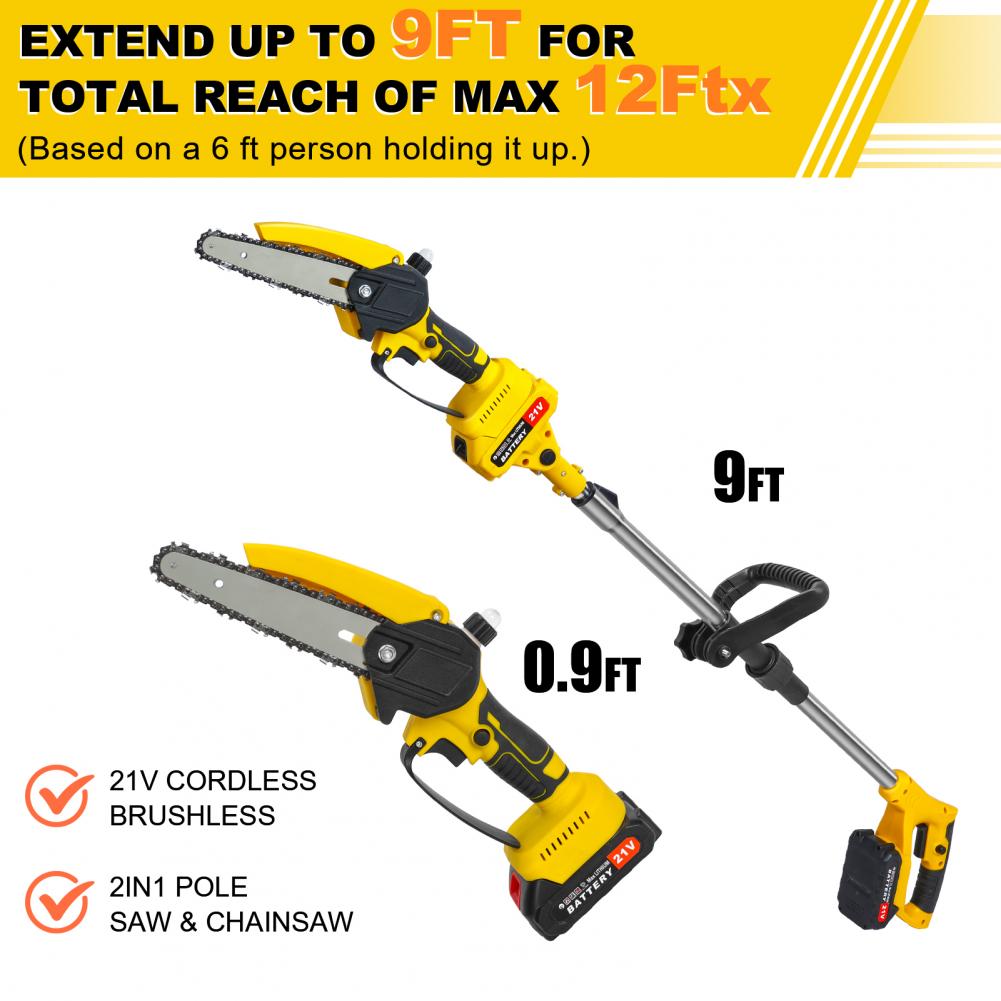 Аккумуляторная садовая пила-вы – обзор и цена Mini Chainsaw 6 Inch Cordless