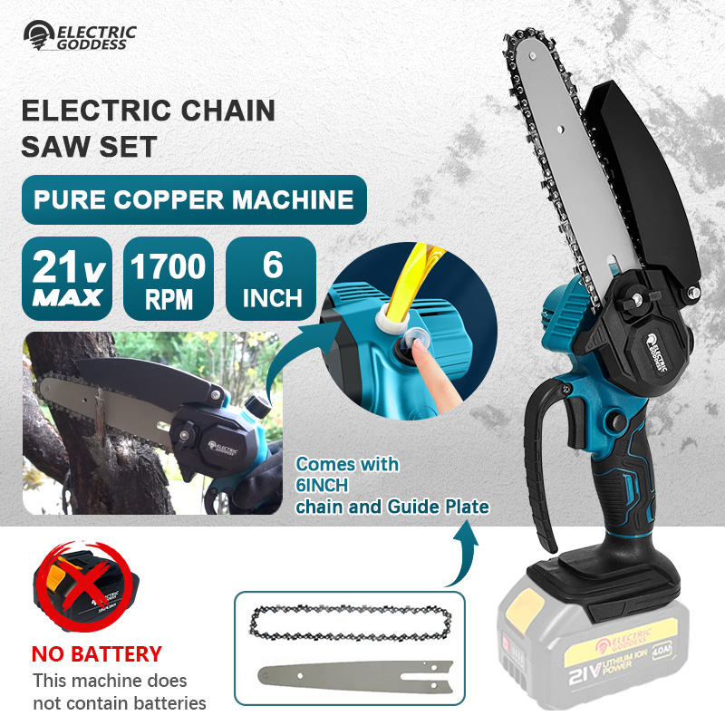 Аккумуляторная мини-цепная пил – обзор и цена Mini Chainsaw 6 Inch Cordless