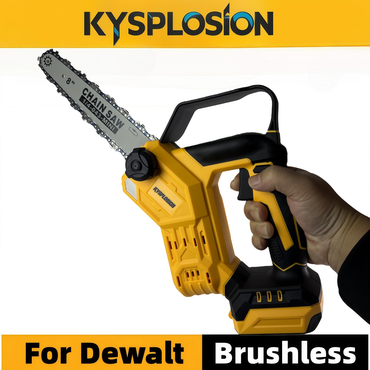 Для Dewalt 20 В аккумуляторные – обзор и цена Brushless Chainsaw 8 Inch 20V