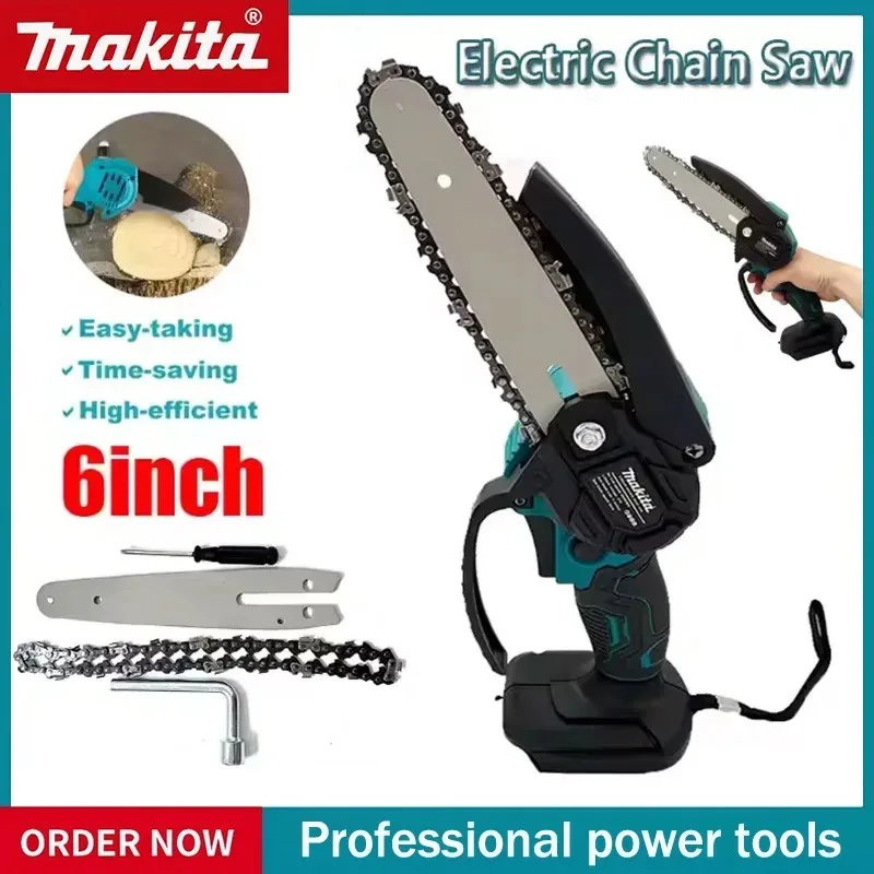Аккумуляторная цепная пила Mak – обзор и цена Mini Chainsaw 6 Inch Cordless