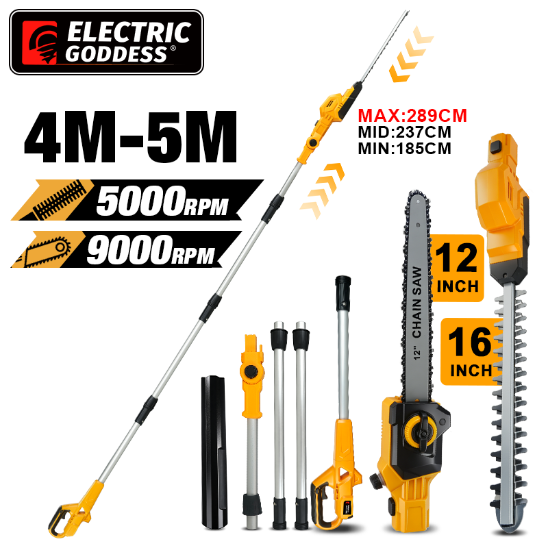 Электрический бесщеточный теле – обзор и цена Cordless Chainsaw 12 Inch Battery