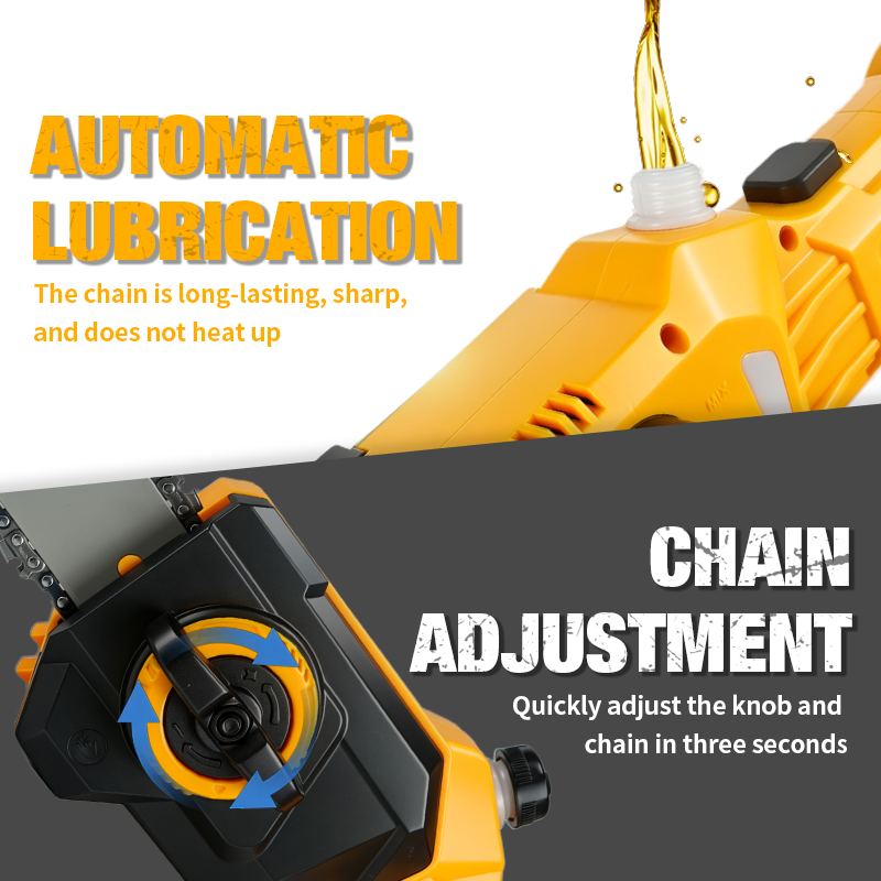 Электрический бесщеточный теле – обзор и цена Cordless Chainsaw 12 Inch Battery
