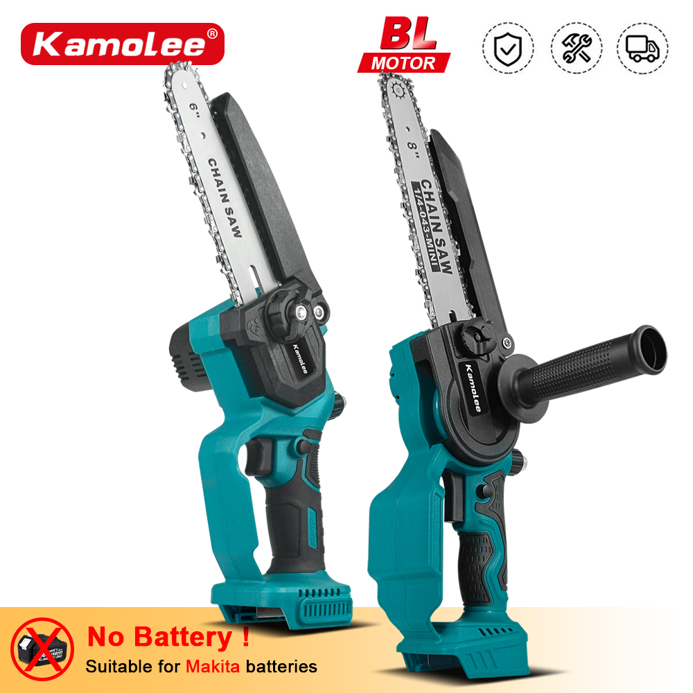 Kamolee 6-дюймовая 8-дюймовая  – обзор и цена Mini Chainsaw 6 Inch Cordless