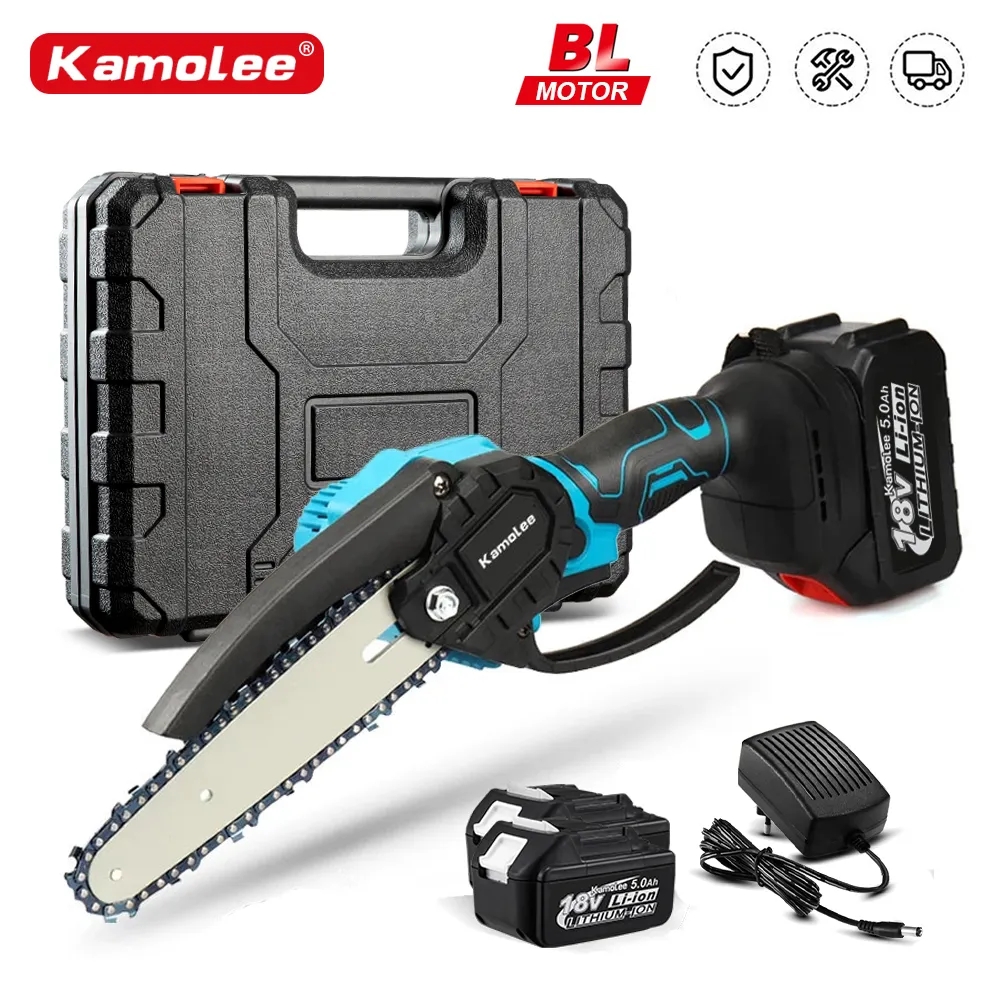 Бесщеточная электрическая цепн – обзор и цена Brushless Chainsaw 8 Inch 20V