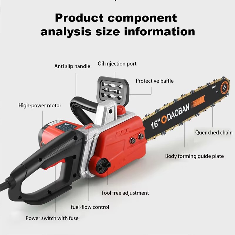 Электрическая цепная пила с се – обзор и цена Electric Chainsaw 16 Inch Corded