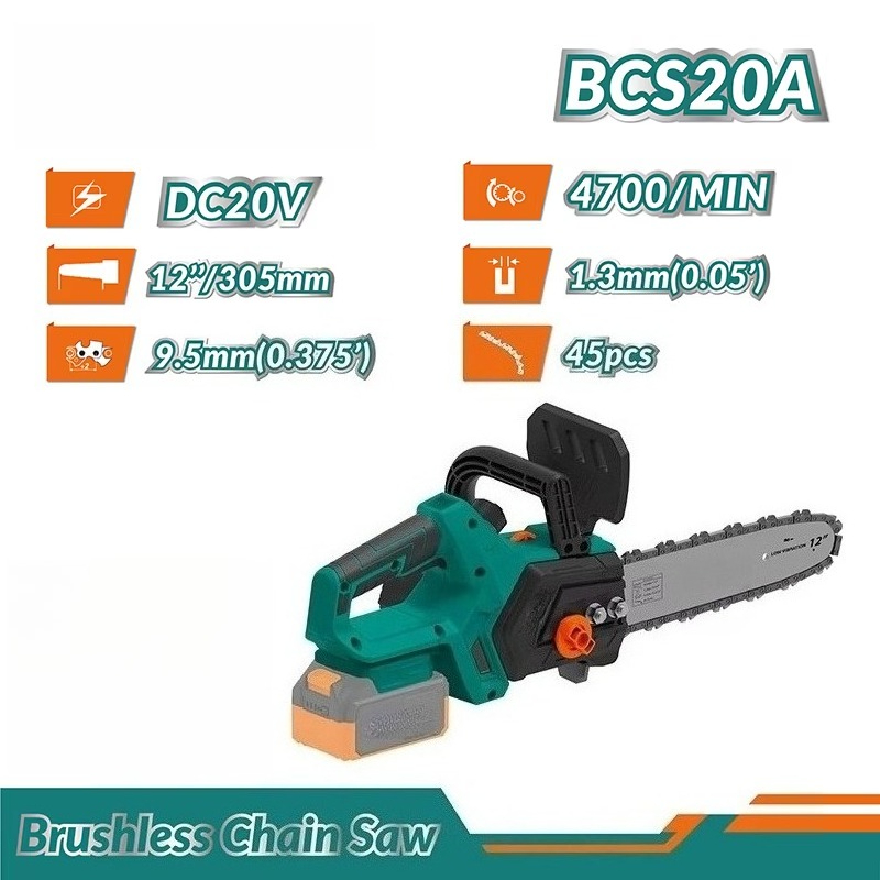 Аккумуляторная бесщеточная цеп – обзор и цена Brushless Chainsaw 8 Inch 20V