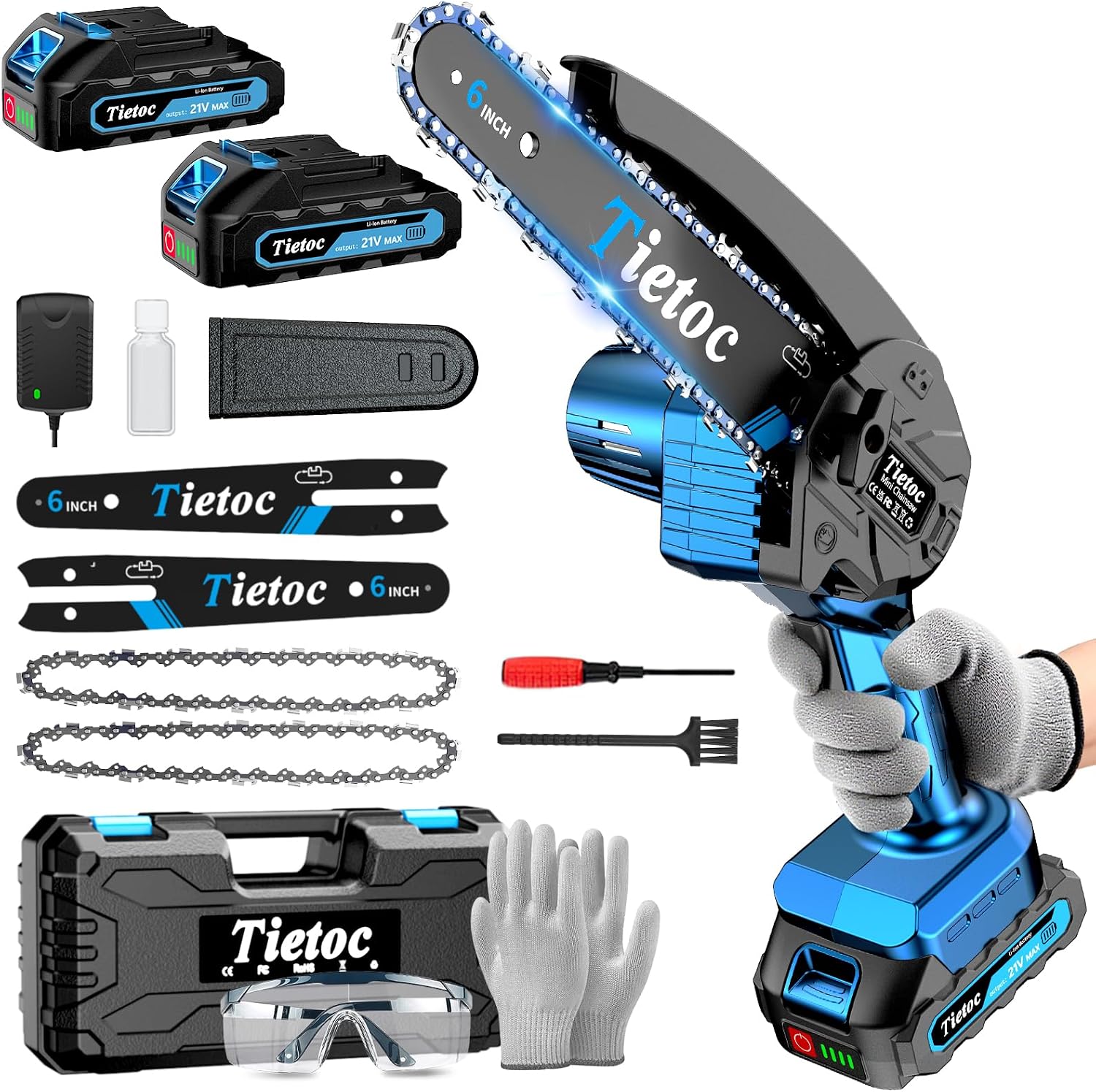 Мини-цепная пила, 6-дюймовая б – обзор и цена Mini Chainsaw 6 Inch Cordless