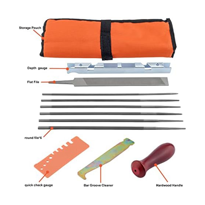 Набор из 12 напильников для це – обзор и цена Chainsaw File Kit Round