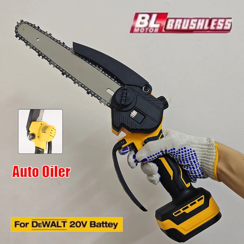 Подходит для DeWALT 20 В 18 В, – обзор и цена Brushless Chainsaw 8 Inch 20V