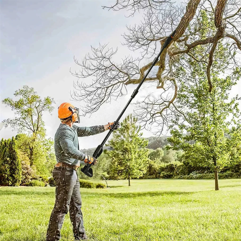 Аккумуляторная пила, телескопи – обзор и цена Pole Saw Cordless Telescopic