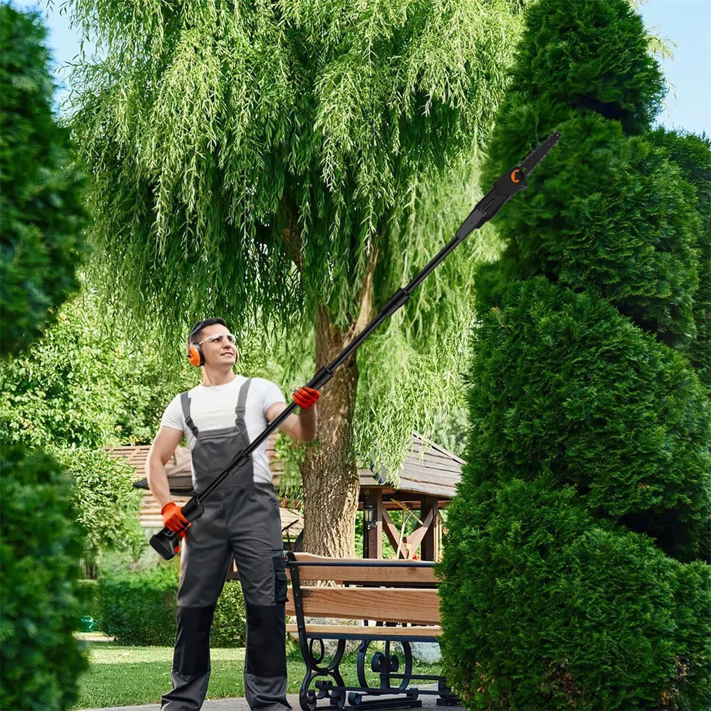 Аккумуляторная пила, телескопи – обзор и цена Pole Saw Cordless Telescopic