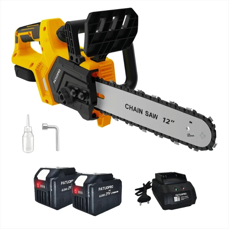 【Хит продаж】12-дюймовая бесщет – обзор и цена Cordless Chainsaw 12 Inch Battery
