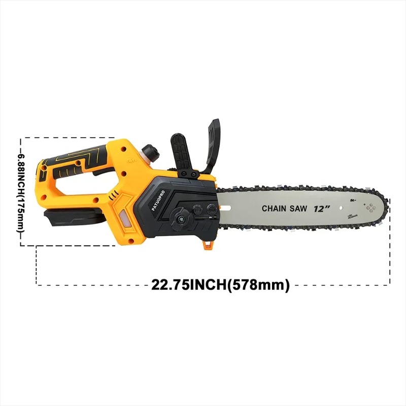 【Хит продаж】12-дюймовая бесщет – обзор и цена Cordless Chainsaw 12 Inch Battery